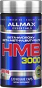 ALLMAX HMB 3000 (120 cápsulas de verduras) - Apoya la fuerza muscular " Reduce la desintegración muscular - No GMO, Gluten Gratis - 30 Actuaciones