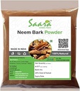 Neem Bark Powder Neem Chhal Powder, Útil en Cansancio, Enfermedades de la piel, Suplemento de vitamina, 100gm