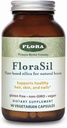 Flora FloraSil 90 Veg Capsules - Suplemento de Silica con extracto de caballo para el cabello sano, la piel y las uñas* - Soportes Formación Collagen