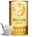 Gnarly Nutrition Vanilla Protein Powder – NSF Sport Certified – 25g Protein, Muscle Repair – Grass Fed Whey Powder, Smooth Taste – Vanilla, 32 oz