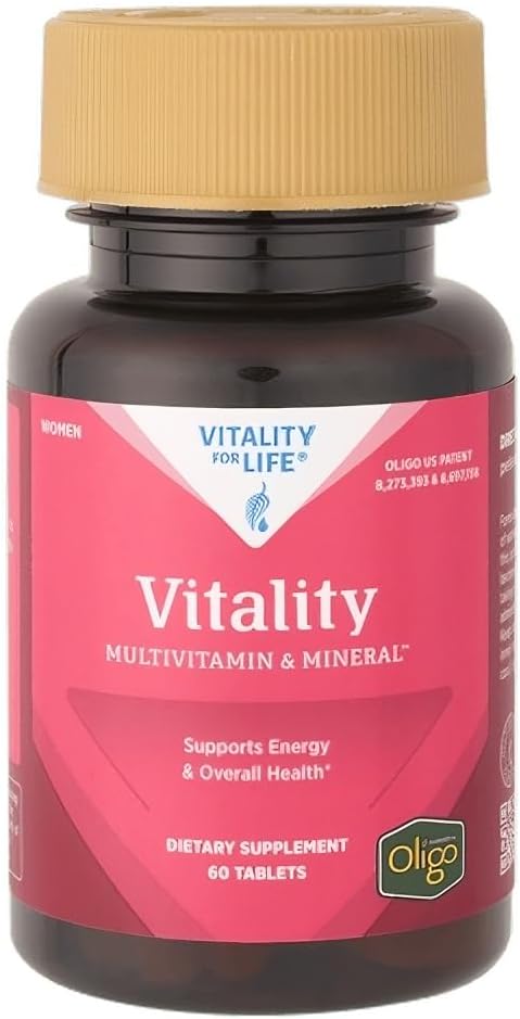 Melaleuca Multivitamin & Mineral Supplement for Women, Powered by Oligo (60 Tablets) — Supports Energy & Overall Health / Organically Bound for Maximum Absorption and Antioxidant Protection