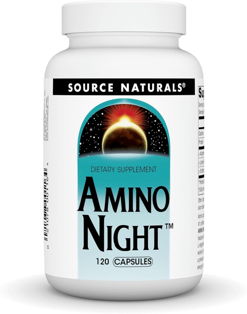 Fuente Naturales Amino Night - Advanced Amino Acid Formula* - 120 cápsulas