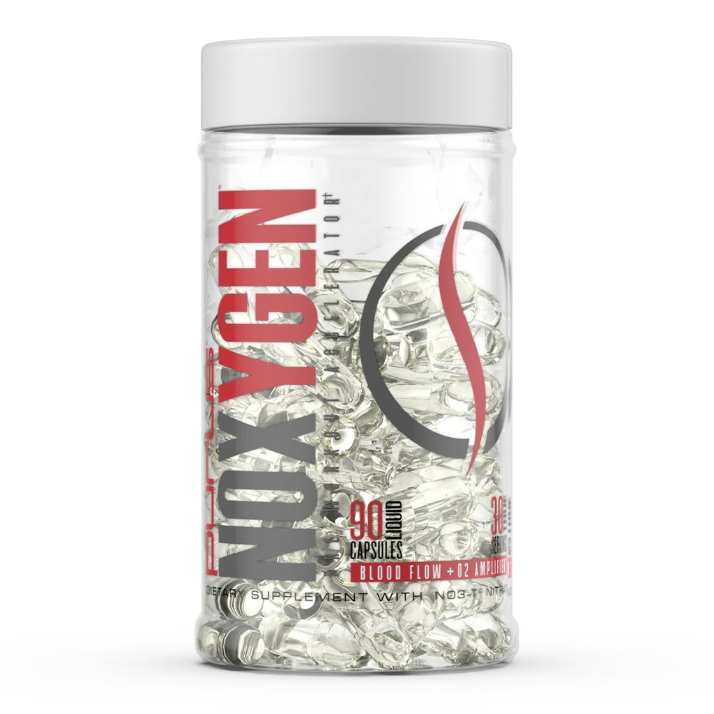 Laboratorios de Púrpura NOXygen Líquido Capsules Pre-Workout Acelerador ← Bomba de óxido nítrico tóxico Blood Flow &amp; Oxygen Amplificador ← 30 Servimientos, 90 cápsulas