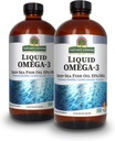 Respuesta de la naturaleza Liquid Omega-3 ← Deep Sea Fish Oil with EPA/DHA Dietary Supplement TEN Cardiovascular Support Silencio No Preservatives " Gluten-Free 16oz (Pack of 2)