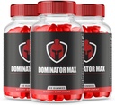 (3 Pack) Dominator Max Gummies Advanced Formula for Max Performance, All Natural Extra Strength Supplement, Dominator Max Gummies for Muscle Growth and General Health Support (180 Gummies)