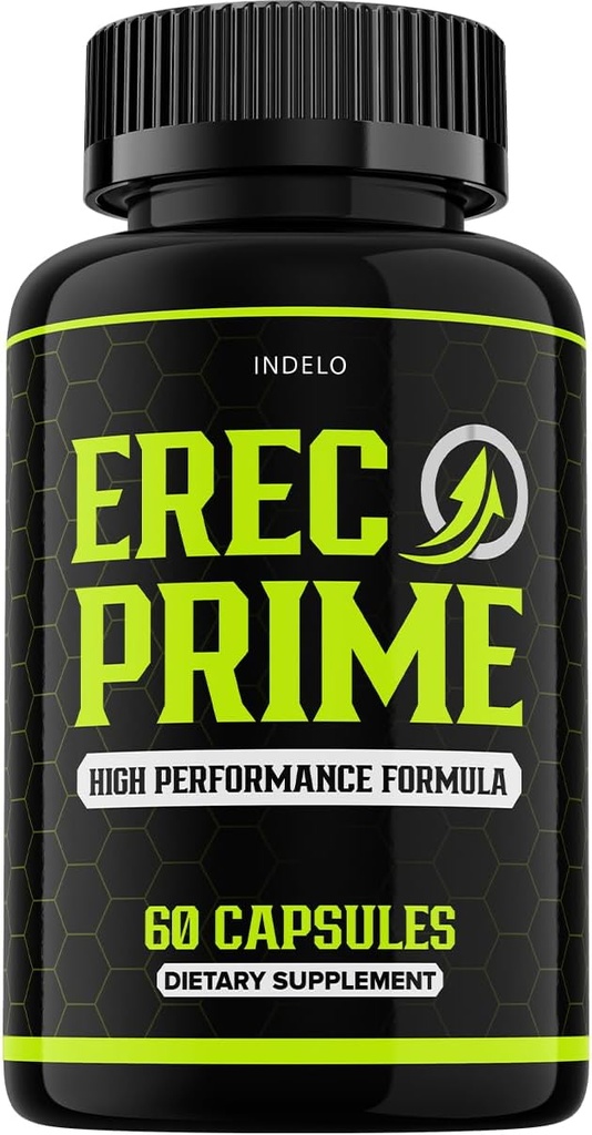 ErecPrime Pills for Hombre, Erec Prime High Performance Suplementos, Erec Prime Advanced Formula, ErecPrime Reseñas, ErecPrime24 (60 cápsulas)