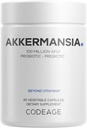 Codeage Akkermansia Muciniphila Probiotic Supplement - 3-Month Supply of Akkermansia & Chicory Inulin - Daily Synbiotic Probiotic Chicory Root - 100 Million AFUs - Gluten-Free - 90 Capsules