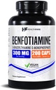 Healthfare Benfotiamine 300mg ← 200 Veg Capsules ← Absorción reforzada tención apoya la salud general