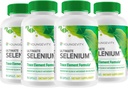 (INTERNATIONAL SHIPPING) Youngevity Ultimate Selenium 100 mcg 4 Bottles 90 Capsules Each