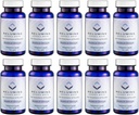 Relumins Advanced White Glutathione Capsules - Max Strength Brightening Suplemento con ALA, Placenta, Rose HIPS & Vitamina C - Lucha contra el estrés oxidativo, apoya Collagen &amp; Made in USA - 10 botellas