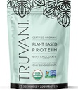Truvani Vegan Pea Protein Powder Silencio 20g Orgánica Planta-Basada Proteína Silencio Keto Silencio Gluten &amp; Dairy Gratis Silencio Bajo Carb Silencio No Añadido Sugar ← Mint Chocolate Silencio 20 Servings ←