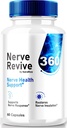 Nerve Revive 360 Suplemento, All Natural Nerve Support for General Wellness, Premium Fórmula, NerveRevive 360 cápsulas de vitamina, Reseñas oficiales (60 cápsulas)