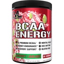 EVL BCAAs Amino Acids Powder - BCAA Energy Pre Workout Powder for Muscle Recovery Lean Growth and Endurance - Rehidrating Post Workout Recovery Drink with Natural Caffeine - Cherry Limeade