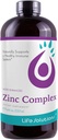 Life Solutions Zinc Complex - Gluconate Zinc y Gluconate Copper para el soporte óptimo de inmunología &amp; salud - alta absorción Fórmula - Líquido 8oz-