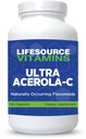 LifeSource Vitamins - Ultra Acerola-C - Acerola Berry Powder 1500 mg - 90 Capsules - 500 mg of Vitamin C per Serving