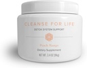 Isagenix Cleanse for Life - Powder Supplement for Cleanse Drink with No Laxatives or Diuretics - Support Metabolism with Vitamin B12 &amp; Niacin -Peach Mango -3.4 Oz (16 Servings)