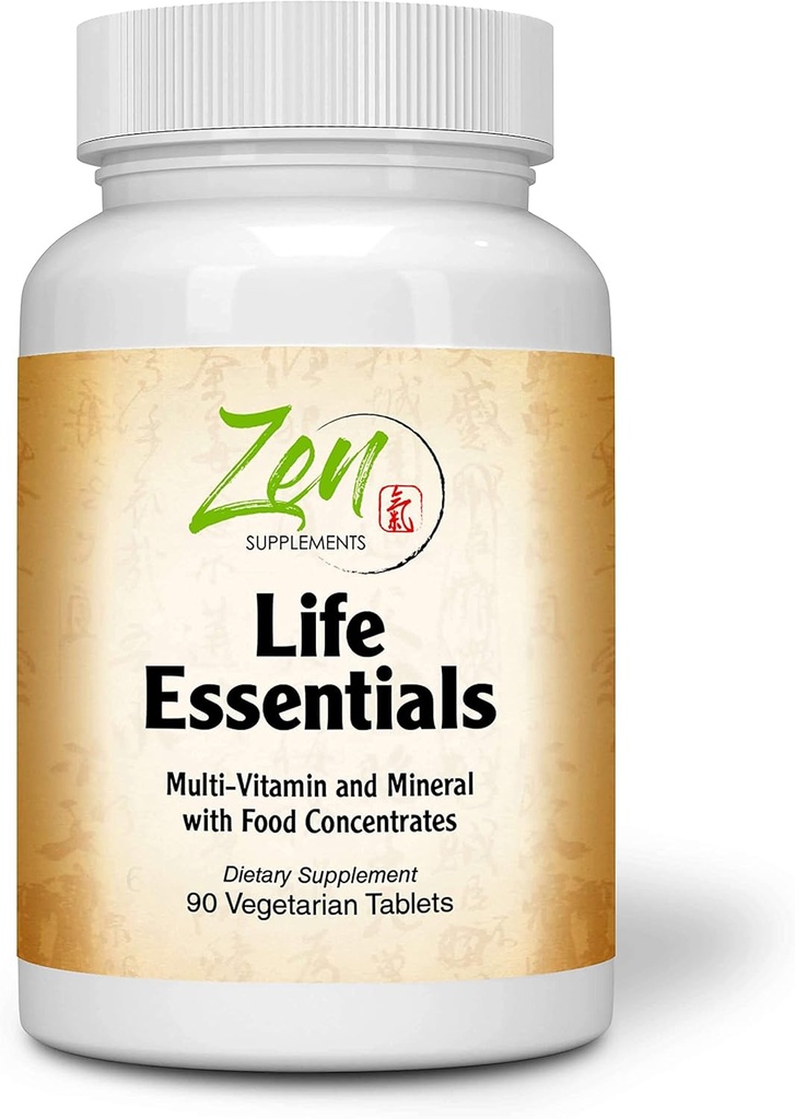 Whole Food Life Essentials Multivitamin - Best Full-Spectrum Vitamins, Minerals, Super Food Nutrients, PhytoAlgae, Greens Blend - Best Supplements for Arthritis Pain, Boost Energy & Well-Being -90 Tab