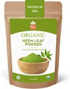 SPICY ORGANIC Neem Powder – 4 oz. - Certified USDA Organic -No-GMO - Fresh Dried Neem Leaves Powder for Healthy Hair and Skin - Azadirachta Indica Ayurvedic Herb for General Wellbeing