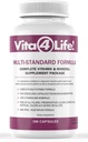 Vita4Life!® Multi-Standard Formula • Complete Vitamin & Mineral Complex • 360-Capsules • Fast-Dissolve Veggie Caps • No Fillers, GMO, Gluten, Dairy • 50+ Nutrients (A-Zinc)