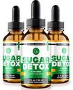NutraRize (3 Pack) Sugar Detox Drops, SugarDetox Drops, 21-Day Sugar Detox Challenge, All-Natural Liquid Cleanse for Beginners, Premium Blood Formula Gotas Comentarios (90 Servings)