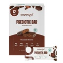 Supergut GLP-1 Boosting Prebiotic Bars, Chocolate Brownie - Gut Healthy Protein Snacks &amp; Breakfast Bares - Keto-Friendly Meal Replacement Energy Bares (12 Cuenta)