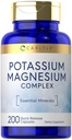 Carlyle Potassium Magnesium Supplement | 200 Capsules | Non-GMO & Gluten Free Complex