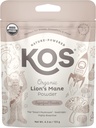 KOS Organic Lion's Mane Powder - Natural Nootropic Superfood to Support Focus - Vegan Functional Mushroom, Plant Based, USDA Certified, Non-GMO, Soy & Gluten-Free - 35 Servings Bag