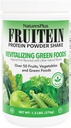 NaturesPlus FRUITEIN Revitalizing Green Foods Shake - 1.3 lbs - Plant-Based Protein (13g/Serving) - Supports Energy & Immune System - Vegetarian, Gluten Free " Non-GMO - 16 Servings