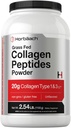Horbaach Collagen Peptides Powder 40 oz | Unflavored | for Men & Women | Grassfed Type I & III | Non-GMO, Gluten Free Supplement