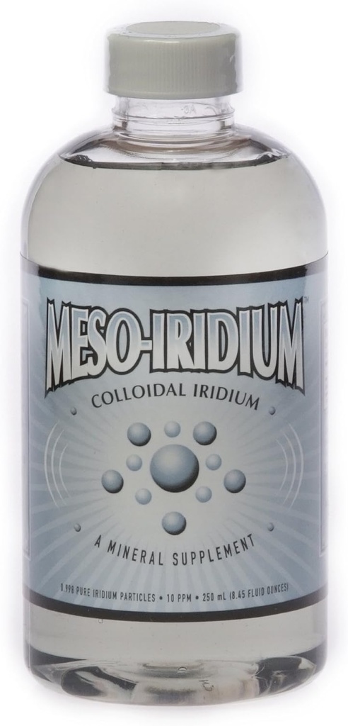 MesoIridium TM 10 ppm Colloidal Iridium 250 mL/8.45 Oz