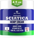Crema Sciatica - Crema Sciatica Premium - Absorción rápida &amp; Alivio Máximo - 4 oz Paquete de Valor Grande - Hecho en Estados Unidos