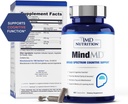 1MD Nutrición MindMD - Suplemento cerebral para la memoria y el foco - Bacopa Monnieri para soporte cerebral nootrópico - Suplemento de salud cerebral para adultos - con vitamina B6 &amp; Green Tea Extract - 120 caps