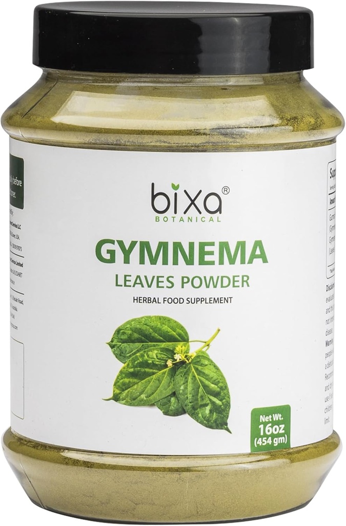 bixa BOTANICAL Gymnema Leaf Powder (Gudmar, Shardunika) 1 Libra /16Oz ← Estimulante Digestivo