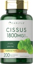 Carlyle Cissus Quadrangularis 1800mg ← 200 Capsules ← Tradicional Herb Extract Suplemento No GMO y Gluten Free Formula