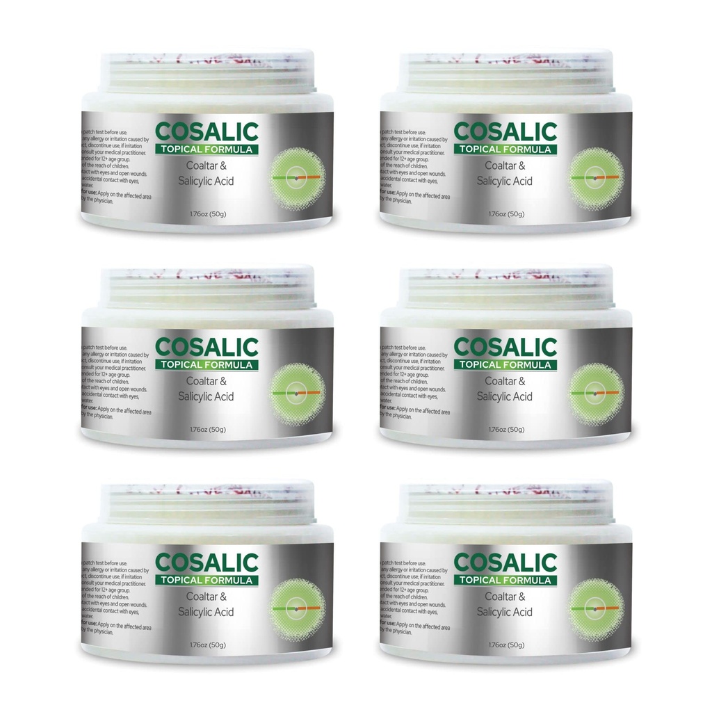 VENTA 50 Gram Salicylic Acid Coal Tar Pack de 6