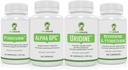 VitaMonk Resveratrol, Pterostilbene, Alpha GPC y Uridine Bundle - Longevity and Brain Boosting Stack