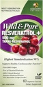 Genceutic Naturals Wild " Pure Resveratrol Vegetarian Capsules, 60-Count ← Promueve la Salud del Corazón TENIDO Anti Envejecimiento Silencio general