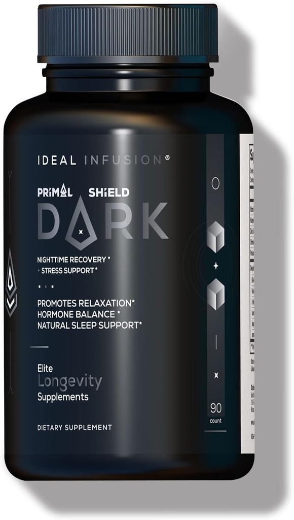 Ideal Infusion Nighttime Muscle Recovery & Deep Sleep Suplemento: Relax y Stress Support - Magnesium Glycinate, KSM-66 (Melatonin Free) Vegan
