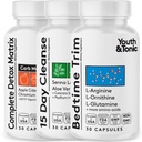 Jóvenes " Tonic Amino Acids Bedtime Trim 15 Day Colon Cleanser " ACV Detox ← Detox Cleanse Metabolism " Lean Muscles ← 90 Pills