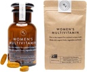 Movita Women’s Daily Multivitamin Bottle & Pouch Bundle - Organic Fermented Whole Foods for Enhanced Energy, Immunity & Vitality - Vegan, Gluten-Free, Non-GMO