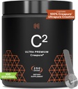 HPN C2 Cretine Monohydrate for Performance, Recovery, Strength, Working Out, Vegan, Non-GMO, Dairy and Soy Free, Independently Tested, Ultrapure Premium Creapure (100 Servings)