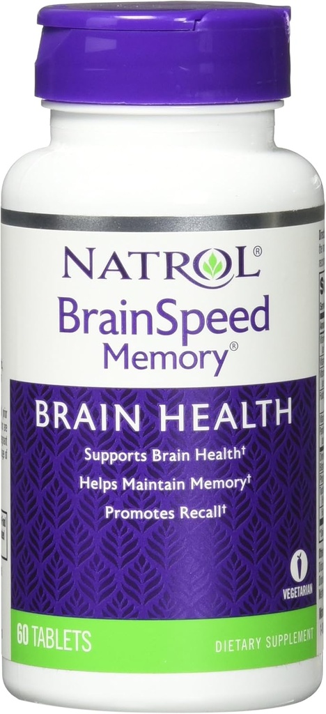 Natrol BrainSpeed Memory Tablets, 60 Conde