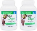 SuperDigest (2 Pack) Best Process Alkaline — Multi-Enzyme Digestive Support — Digestive Enzymes with Alfalfa, Papain " Bromelain (Vegetarian Friendly)