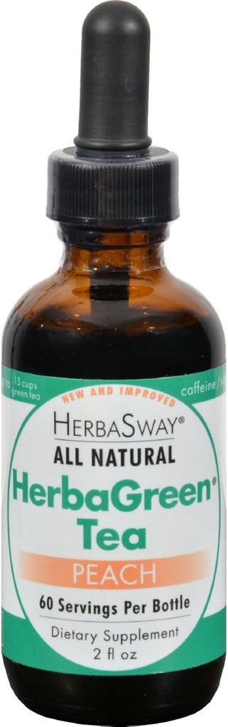 Herba Sway - Herbagreen Tea Peach, 2 fl oz líquido