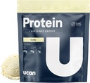 UCAN Energía + Polvo de proteína vegetal - Proteína vegetal vegana 20g Pea Proteína con ácidos aminoácidos EAAs " BCCAs - Polvo de proteína Keto - Sin azúcar añadido, sin gluten - Vainilla - 12 Servimientos