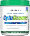 ALLMAX Nutrition - Cytogreens Super Greens Powder, Infused with Spirulina, Spinach &amp; Barley Grass, Supports Immune & Digestive Health, Gluten Free & Vegan, 60 Servings (Acai Berry Green Tea)