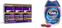 GoodSense Omeprazole Tablets 14 Count (3 Pack) and TUMS Chewy Bites Antacid Tablets 60 Count