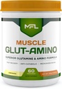 MFL Muscle Glut-Amino TENIDO Complejo Glutamine TENIDO Complejo Amino TENIDO 0 Azúcar TENIDO Endulzado con Stevia TENIDO All-Natural ANTE 60 Servings (Lemonade)