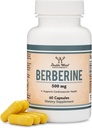 Beberine Suplemento 500mg, 60 cápsulas (Tercera Parte Probada, No GMO, Gluten Free, Vegan Safe) AMPK Activador - Berberine HCL for Cardiovascular Health by Double Wood