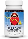 Fuente Natural Policosanol con Coenzyme Q10, 10 Mg -120 Tablets